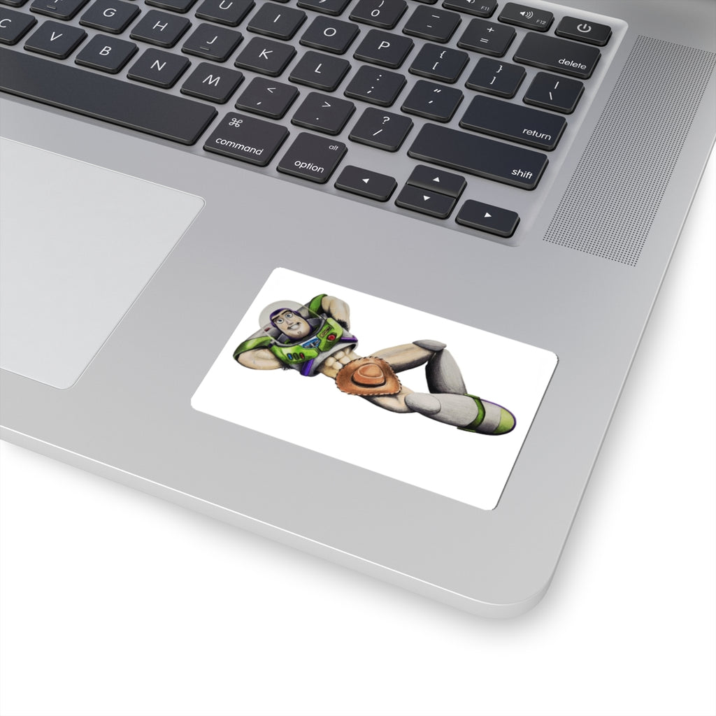 All Woody, No Buzz Kiss-Cut Sticker