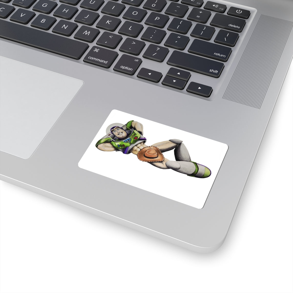 All Woody, No Buzz Kiss-Cut Sticker
