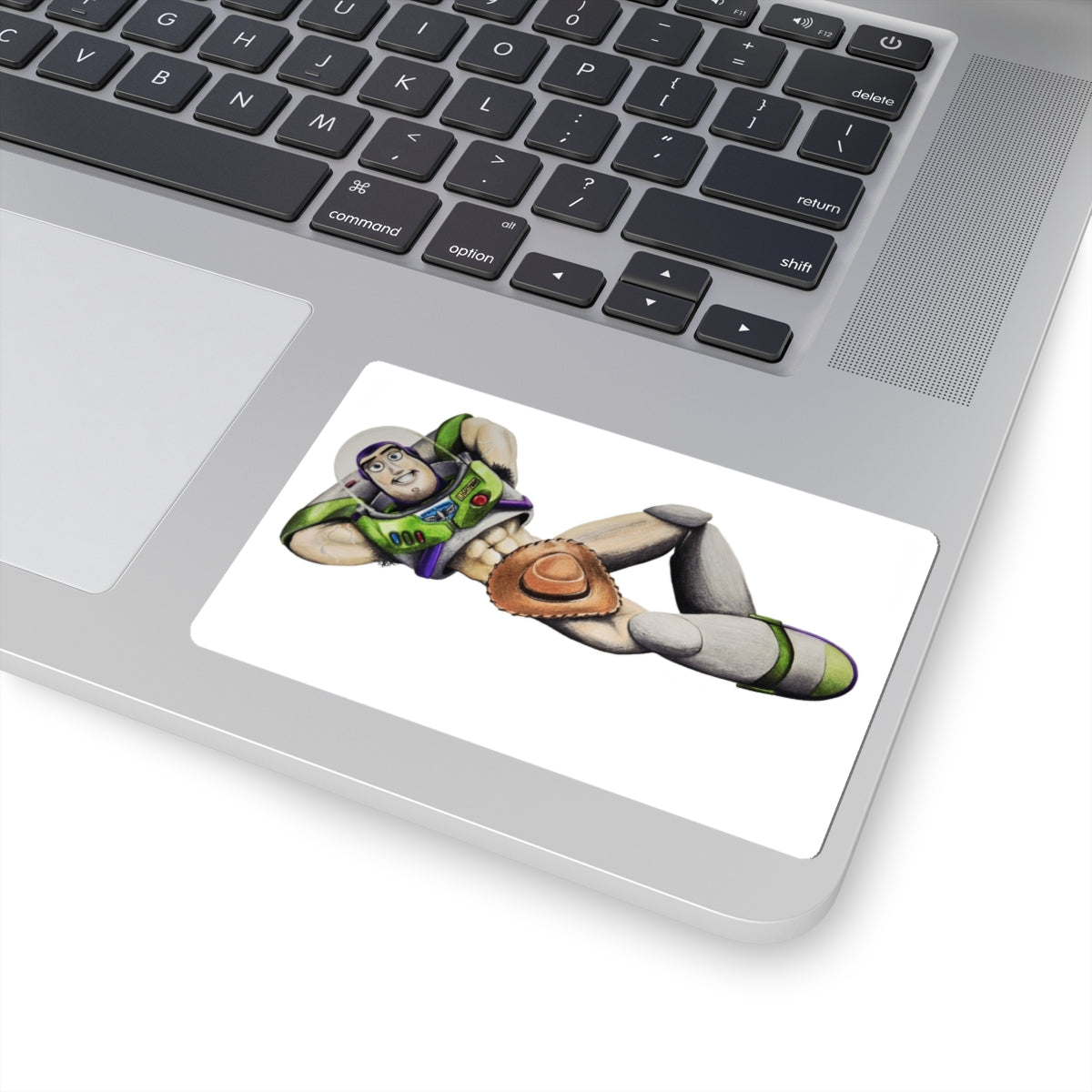 All Woody, No Buzz Kiss-Cut Sticker